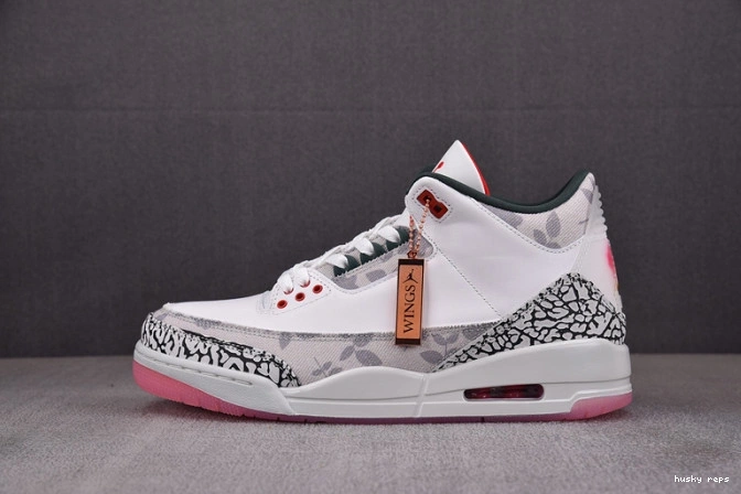 Husky Jordan 3 Retro HM6993-100 Wings 0809